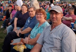 Group Of Visitors At An Open Church Event