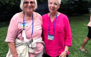 Two Elder Ladies Part Of A Church History Tour