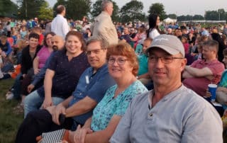 Group Of Visitors At An Event