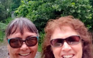 Happy Ladies At A Church History Tour