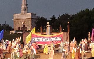 Truth Will Prevail Banner At Historical Event