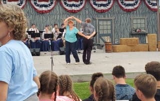 Dancing Couple At Historic Event