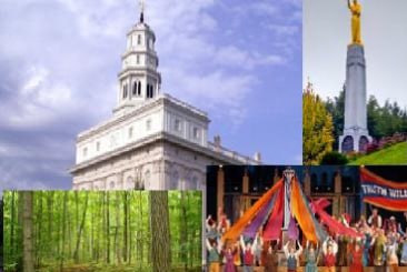 Visit Popular Landmarks Such As Nauvoo Temple And Hill Cumorah Statue